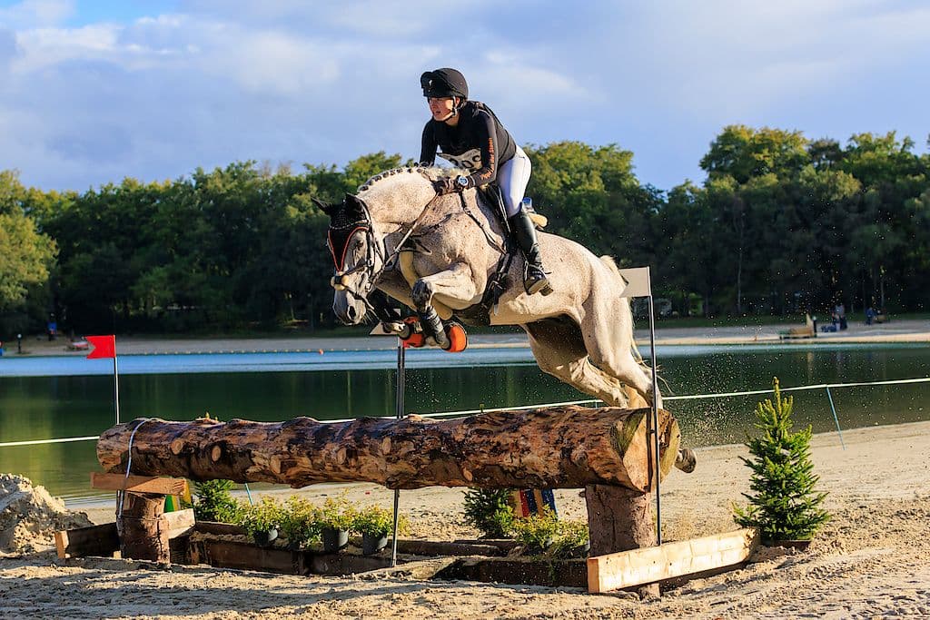Pippi riding a horse